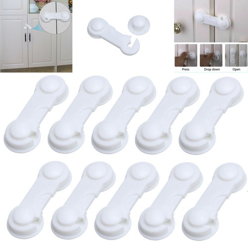 10x white child locks - 10x,