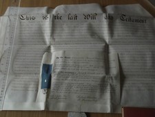 PROBATE WILL. JOSEPH BIRCH. SANDWICH KENT. 1849