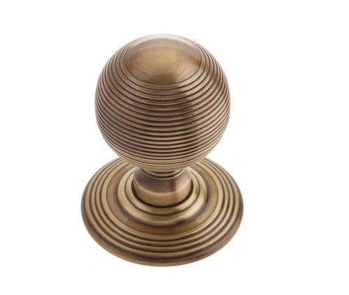 Jedo reeded mortice door knobs - reeded,