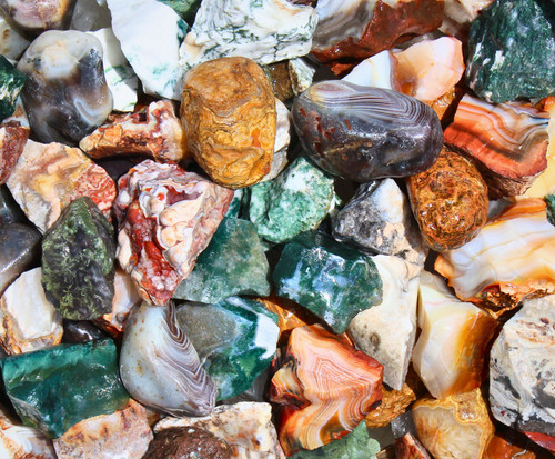 Agate mix rough rocks for - agate,