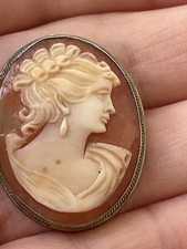 Vintage 800 Silver Cameo