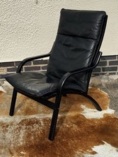 Single Danish leather armchair
