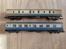 Pair Of N Gauge BR Coaches BR Blue & Grey