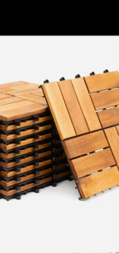 Square brown wood pattern - square,