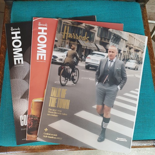 Pristine harrods magazines - ,