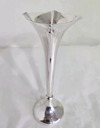 Antique sterling silver bud - silver,