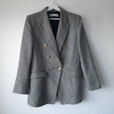Zara Check Blazer Jacket
