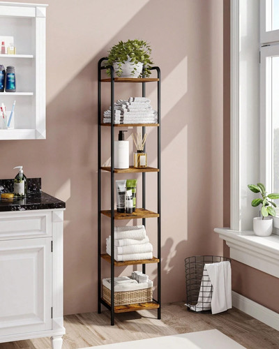 Tier bookcase bookshelf - 6-tier,