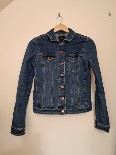 Next blue denim jacket button - next,