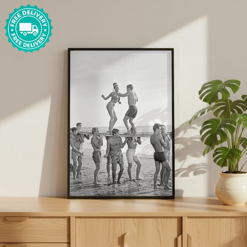 Old school surf - surf, board