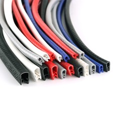 Car Door Boot Edge Protector Strip Trim U Shape Guard Seal Rubber Various Colour