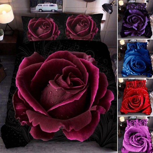 Rose dandelion sunflower duvet - rose,