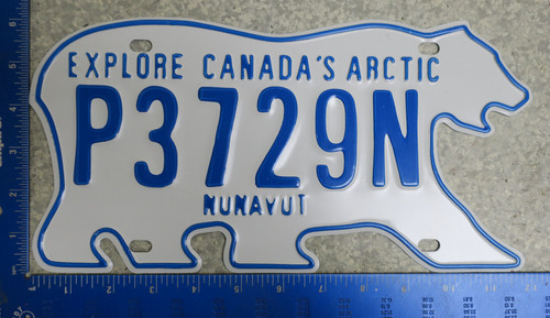 Nunavut license plate - license, graphic