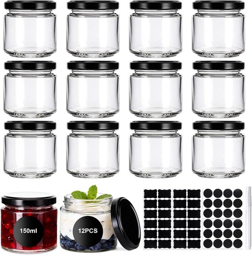 Jam jars with - jam,