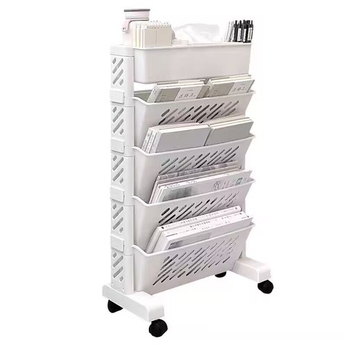 Mobile bookshelf cart - mobile,