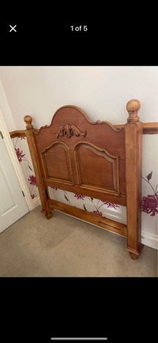 Solid wood headboard - headboard, for
