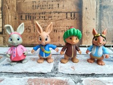Peter Rabbit Figures - Benjamin Bunny Lily Bobtail - Cbeebies