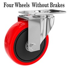 4x Castor Wheels Large 100mm