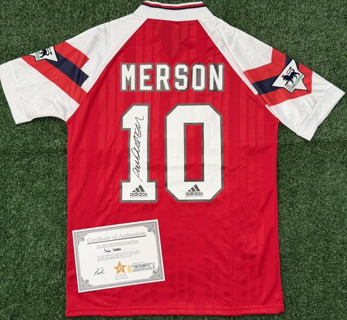 Paul merson hand signed - paul,