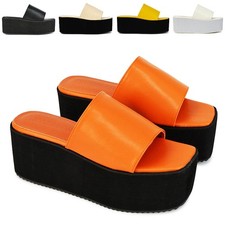 Womens Platform Wedge Heel