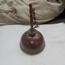 Vintage brass + tin oil can