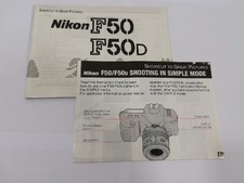 NIKON F50 F50D operating