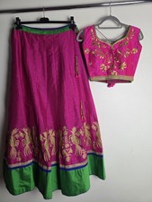 Pink Indian Lengha Choli Maxi