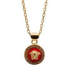 NIB Versace Enamel Medusa Gold
