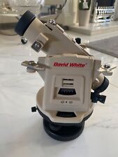 David White LT8-300P Universal Level Transit with Optical Plummet RRP £1095.00