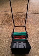 Bosch AHM38G Manual Hand Push Lawn Mower Five Bladed Cylinder Garden Grass Mower