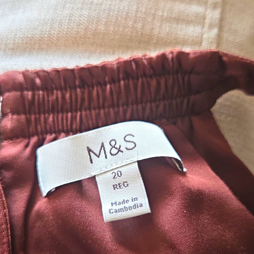 Size brown beige - m&s,