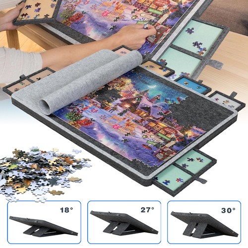 Tilting jigsaw puzzle board - tilting,