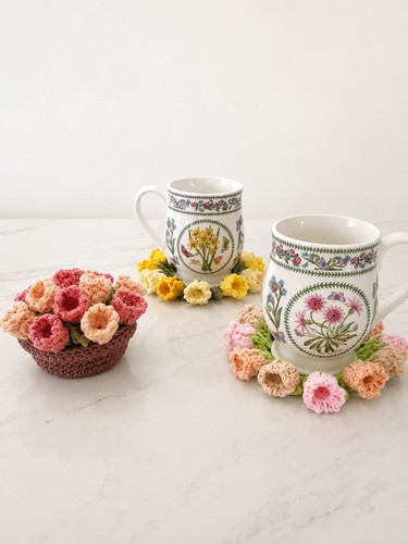 Handmade crochet flower - crochet,