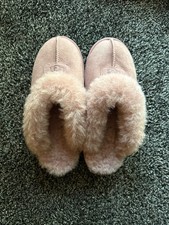 UGG pink fur lined slippers