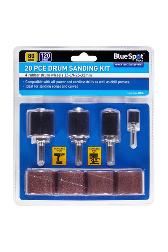 20pc drum sanding kit rubber - sanding,
