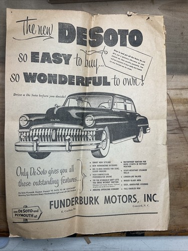 1950 desoto car funderburk - -,