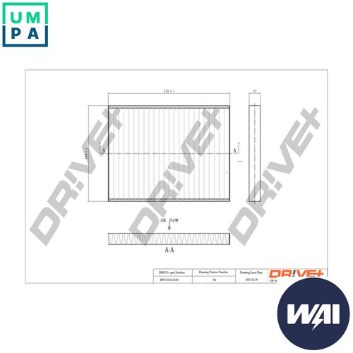 Filter cabin air - filter,