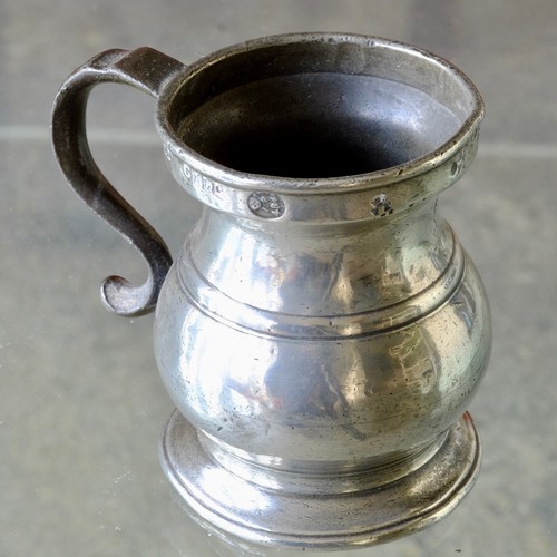 Antique pewter gill - antique,