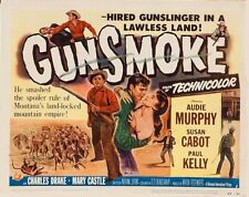 Gunsmoke 1953 Dvd. Audie Murphy. copy of public domain film. disc only