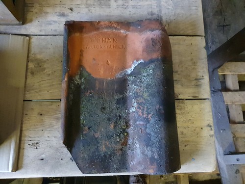 Single roman clay pan - pan, tile