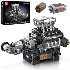 Mould King 10206 V8 Engine Motor Model Building Block Kid Adult Toy STEM DIY