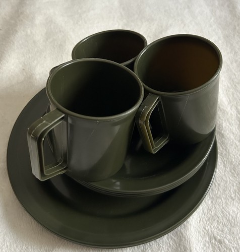 Army green sturdy plastic - army,