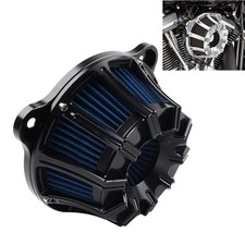 Blue Air Cleaner Intake Filter For Harley Touring Road King Street Glide 2008-16