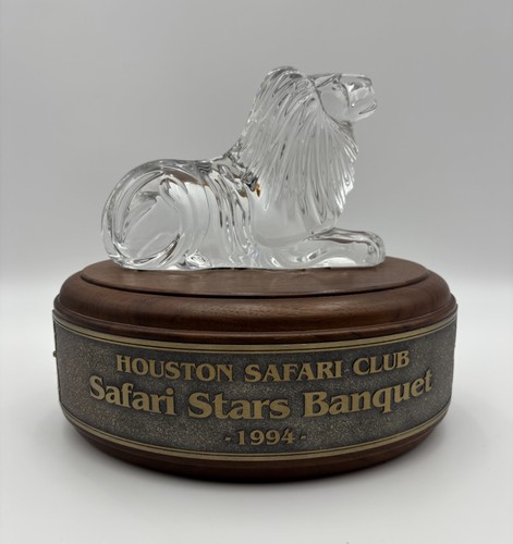 Waterford crystal lion - crystal,