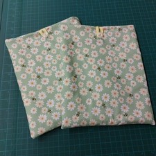 Book Sleeve Bees and Flowers Fabric Padded Book Cover Book Protector