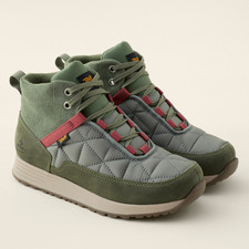 Brand New TEVA REEMBER COMMUTE WATERPROOF Leather Olivine Green Boots UK Sz 8