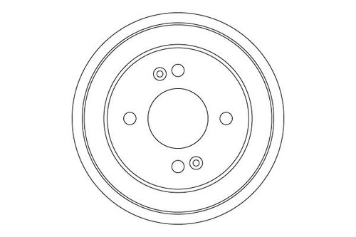 Brake drum trw db4548 - for, kia