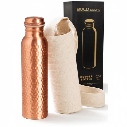 Copper water bottle 32oz - water,