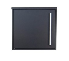 MODERN WALL MOUNTED LETTERBOX - ANTHRACITE RAL 7016 - GRADE B RRP £139.99