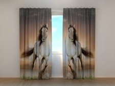3D Window Curtain Printed with